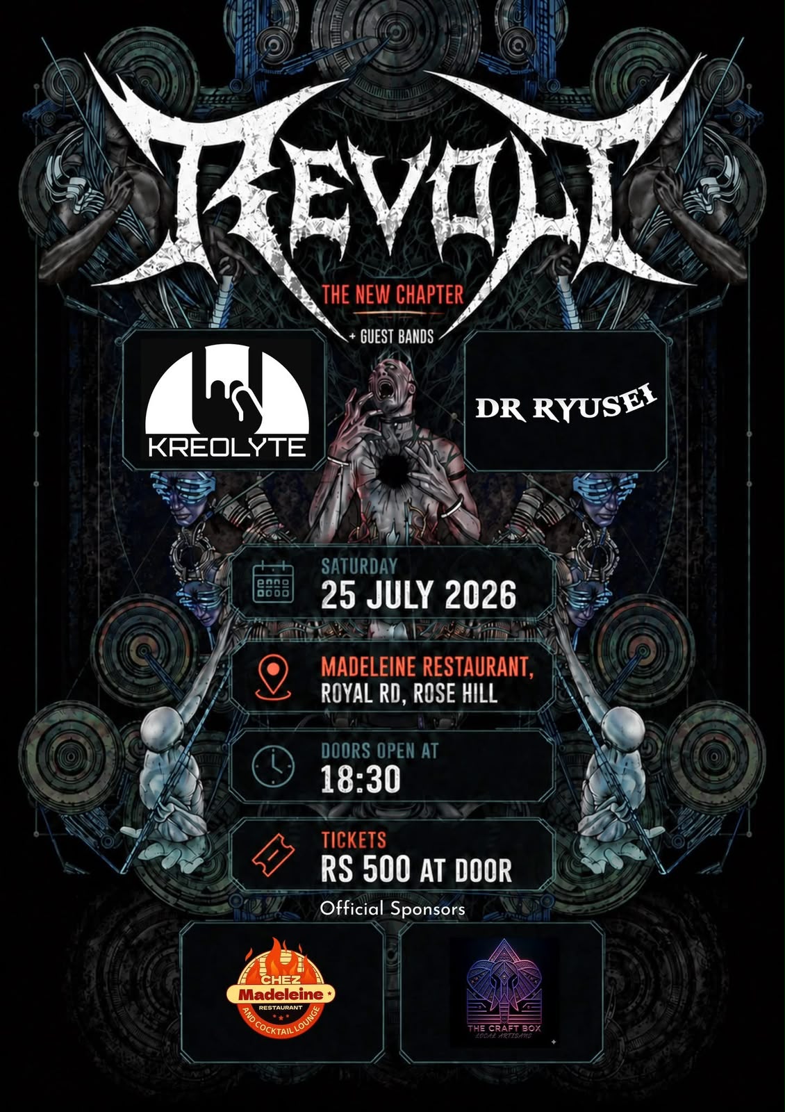 Revolt concert poster